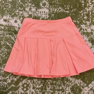 bp Coral Pink Pleated  Skirt
